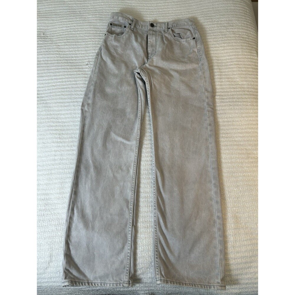 Calvin Klein Women Jeans Size W30 Straight Leg Cut Classic 5 Pockets Design